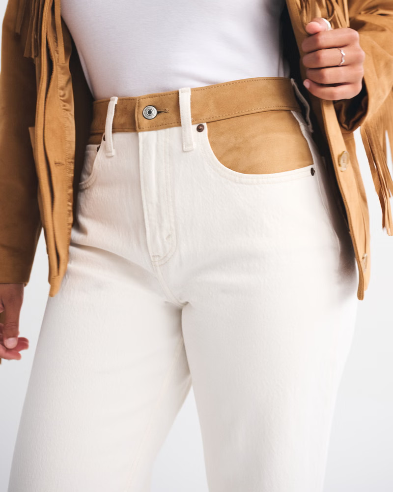 Women's Curve Love High Rise 90s Relaxed Jean | Women's Bottoms | Abercrombie.com | Abercrombie & Fitch (US)