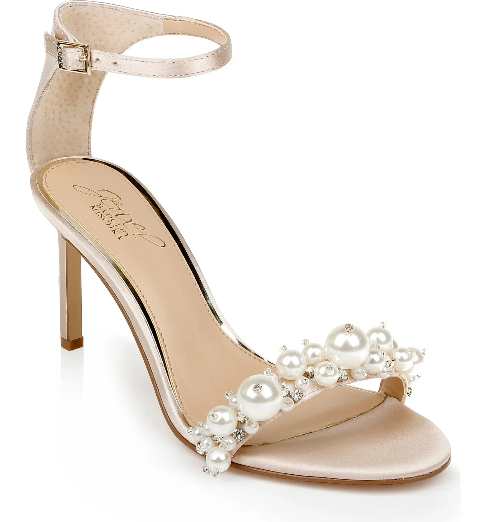 Jewel Badgley Mischka Lassie Ankle Strap Sandal | Nordstromrack | Nordstrom Rack