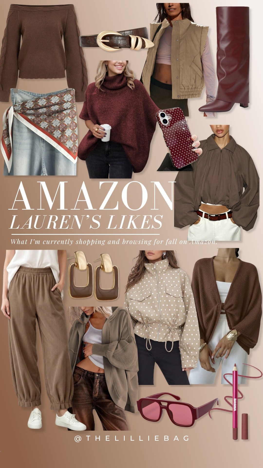 Amazon likes lately 🤎🍂 The fall finds are GOOD — rich chocolate + burgundy tones, cozy knits, statement jackets and accessories that look way more expensive than they are. So many easy pieces to mix into your fall wardrobe!🍂🍂




Amazon fall fashion, Amazon fashion finds, fall outfit ideas, women’s fall outfits, fall jackets, fall sweaters

#LTKootd #LTKSeasonal #LTKSaleAlert