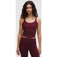 lululemon – Women's Nulu Ribbed Cropped Tank Top Heart – Color Burgundy/Red – Size XL | lululemon UK