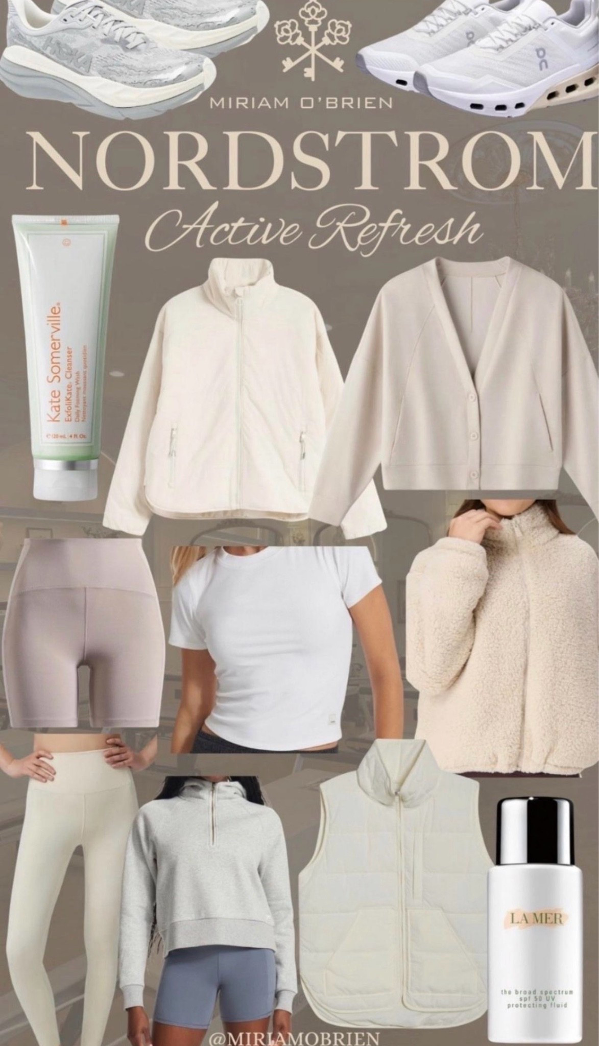 An activewear refresh is always a good idea. 🤍
From running shoes and leggings to lightweight jackets, cozy fleece, everyday basics, and skincare favorites — these Nordstrom finds are perfect for refreshing your active and casual wardrobe.
Comfortable, classic, and easy to wear beyond the gym. ✨
Shop all of these Nordstrom finds on LTK!
Follow @miriamobrien on Instagram and TikTok 🤍
#LTKFinds #LTKFashion #LTKShopping #LTKCreator #NordstromFinds #NordstromStyle #Activewear #ActivewearStyle #WorkoutStyle #Athleisure #WellnessStyle #RunningShoes #EverydayStyle #CasualStyle #FitnessFashion