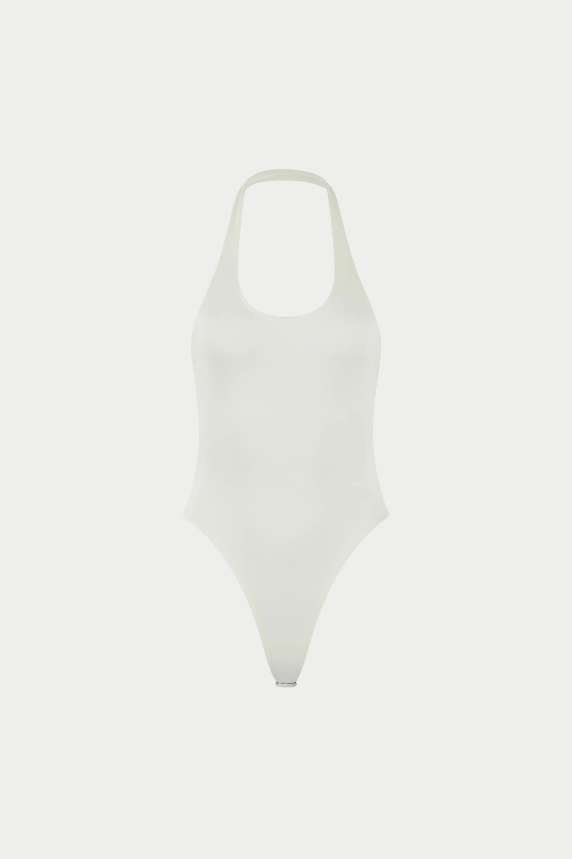 SCOOP NECK BODYSUIT - WHITE | The Couture Club