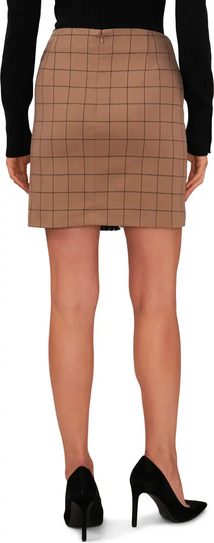 Fringe Trim Faux Wrap Miniskirt | Nordstrom