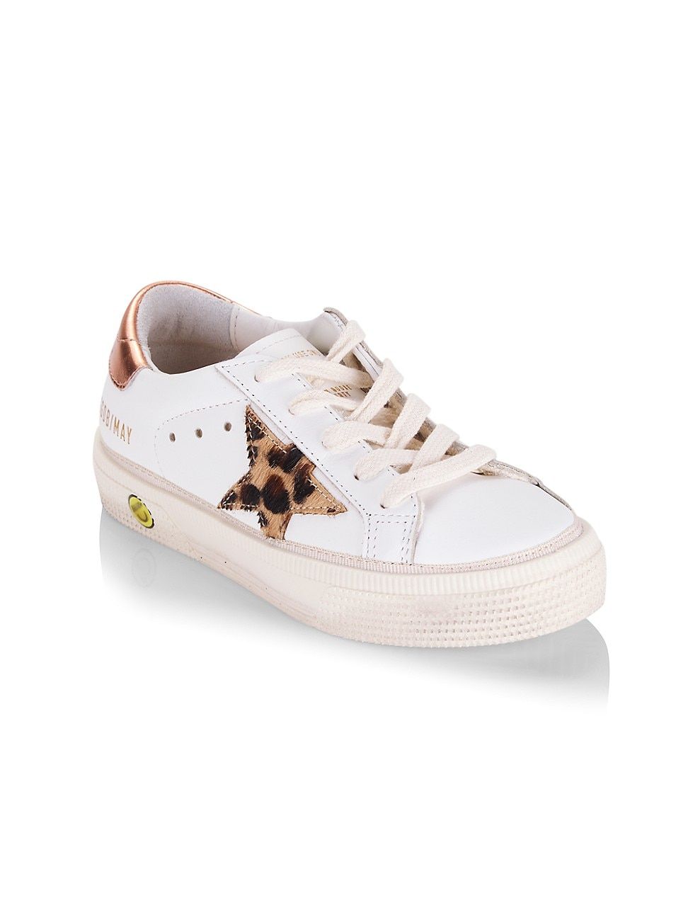 Little Girl's May Leopard Horsy Star Sneakers - White Leopard - Size 8 (Toddler) | Saks Fifth Avenue