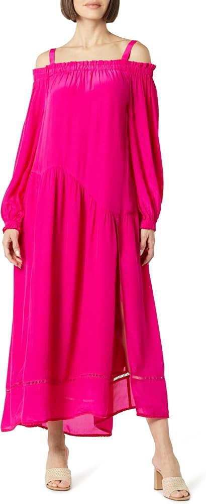 The Drop Women's Long Sleeve Convertible Strapless Tiered Maxi Dress | Amazon (US)