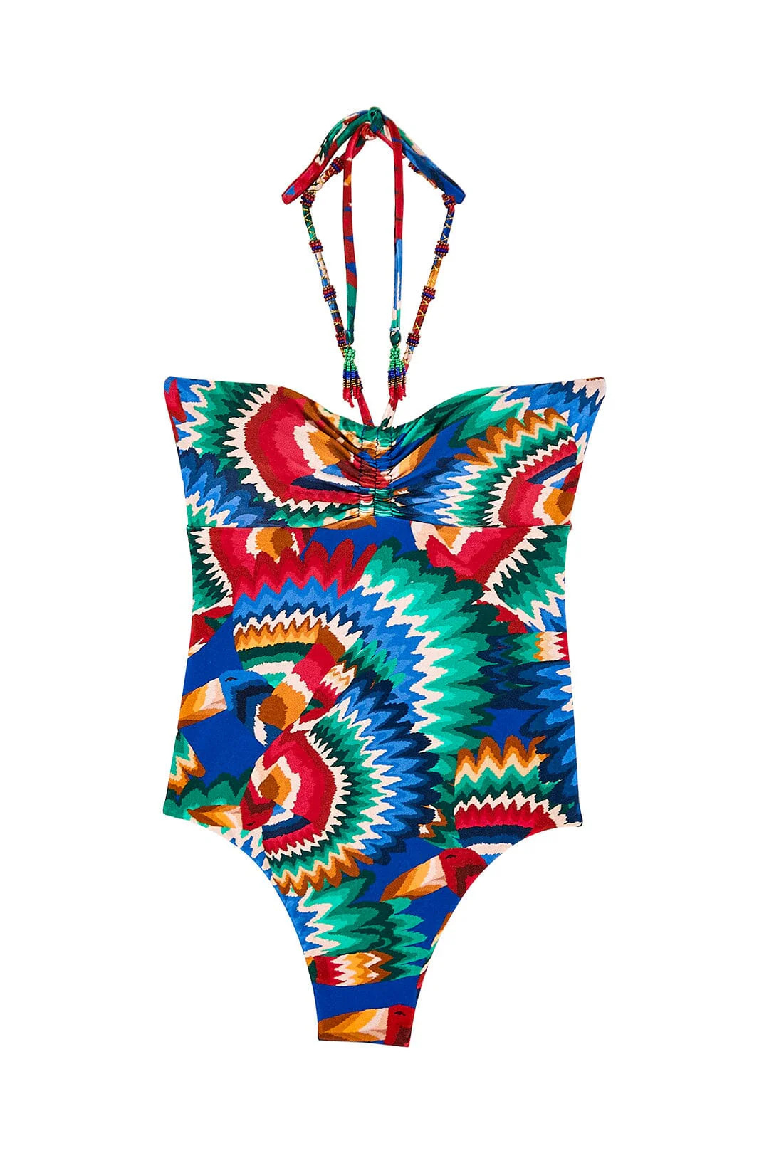 Chevron Toucans One Piece Swimsuit | FarmRio (US)