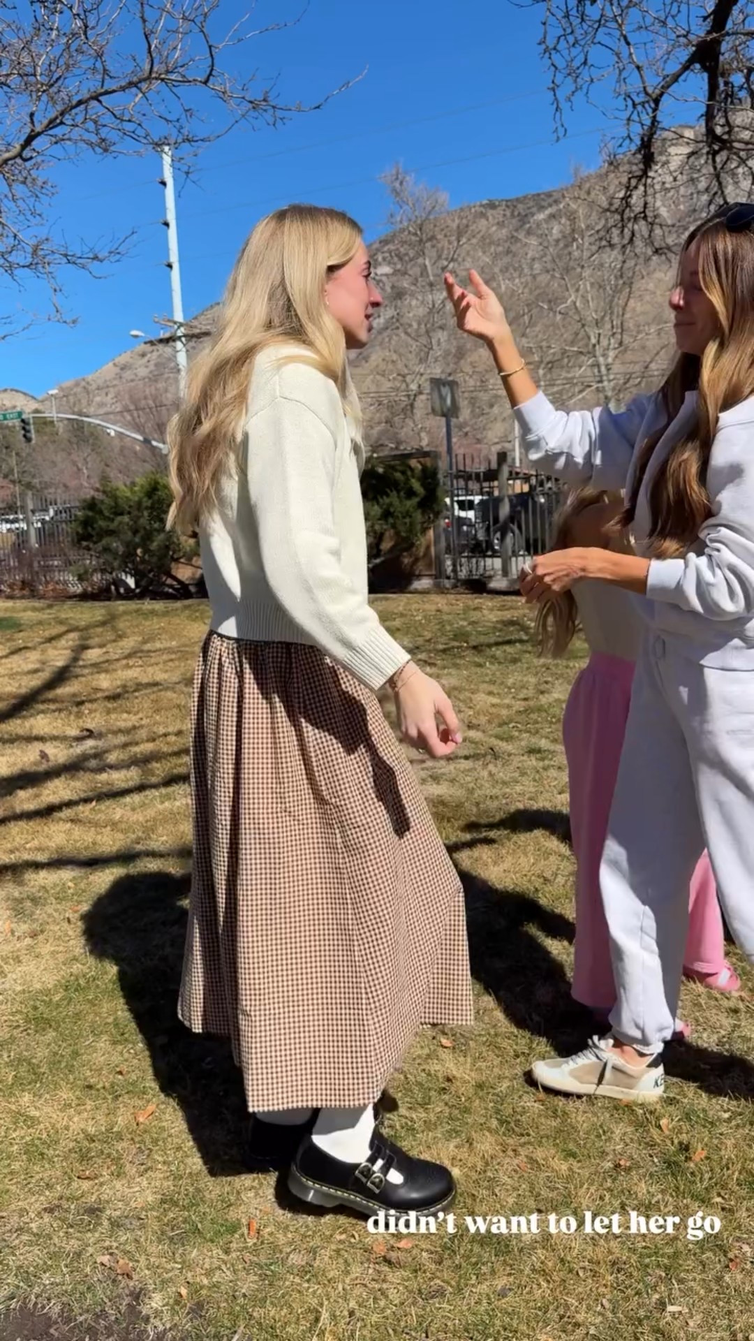 didn’t want to let her go