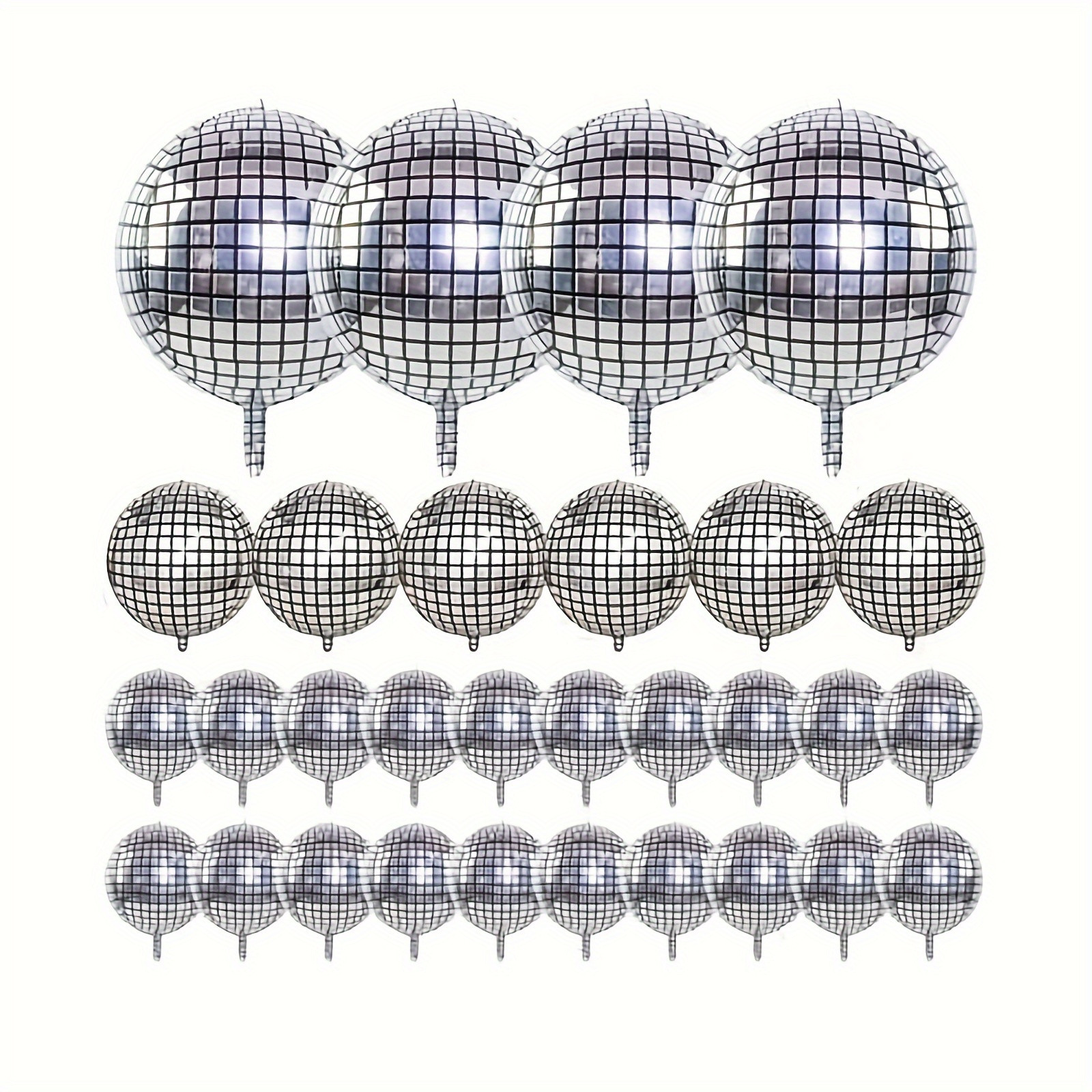 Silvery Disco Ball Balloons Metallic Disco Mirror Balloon - Temu | Temu Affiliate Program