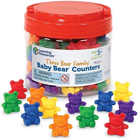 Learning Resources Baby Bear Counters - 102 Pieces, Ages 3+ | Grades Pre-K+ Toddler Learning Toys... | Amazon (US)
