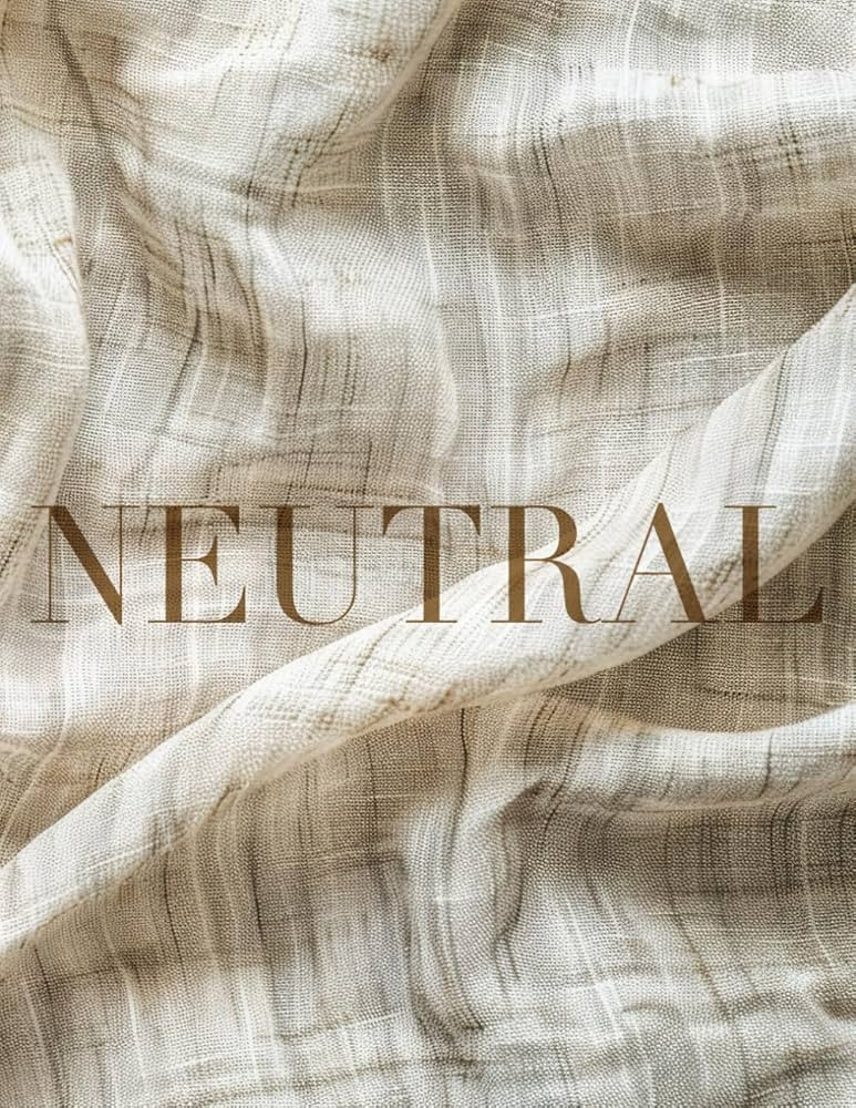 Neutral Aesthetics: Oversized Beige Decorative Book for Display and Stacking, Coffee Table Beauty... | Amazon (US)