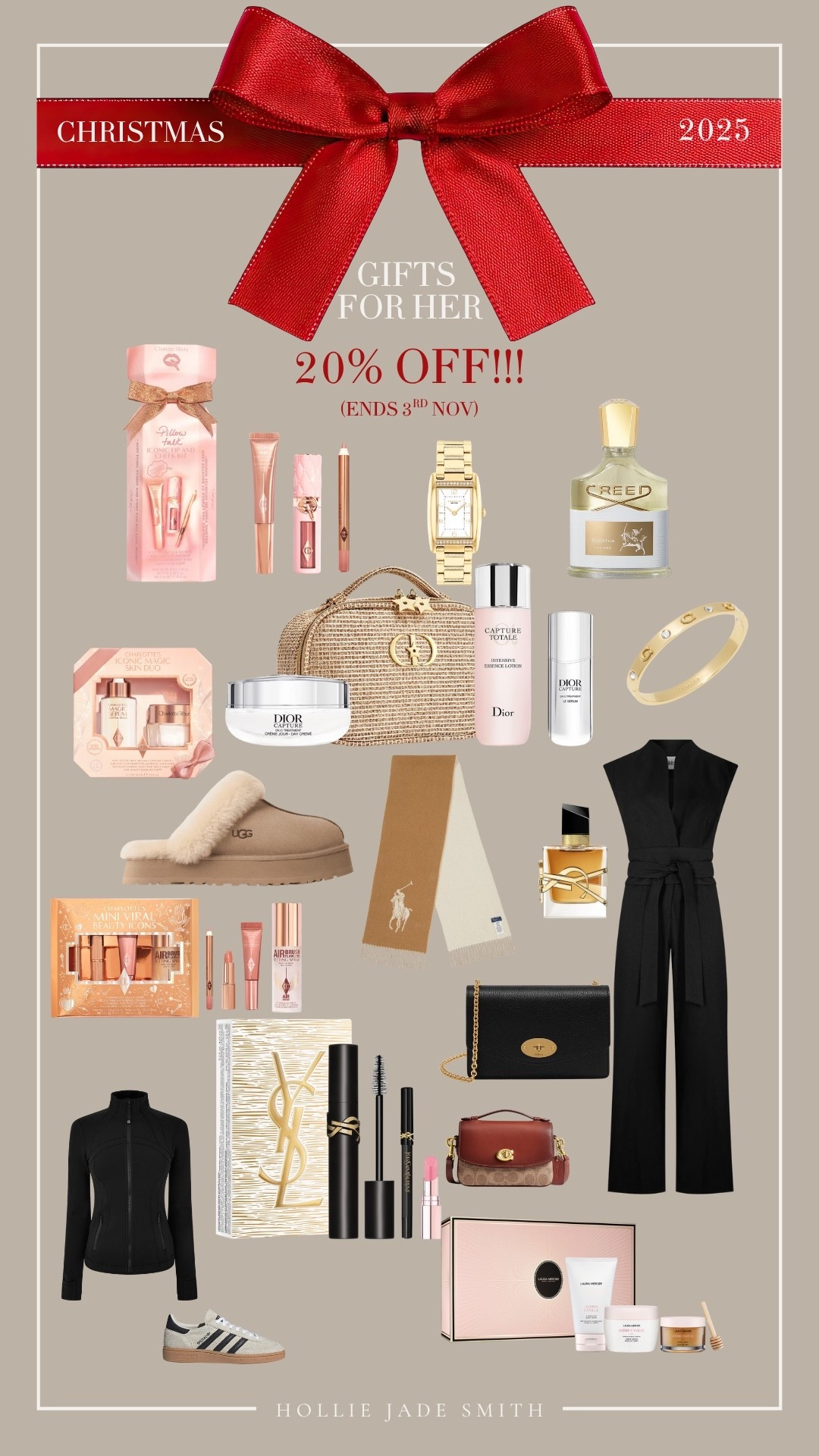 20% OFF EVERYTHING!!!! Use code FF20  

Save money on your Christmas shopping (and don’t forget to treat yourself too!) ✨🎁🎄


Sale ends 3rd November. 

#LTKsale #LTKuk #LTKgiftguide