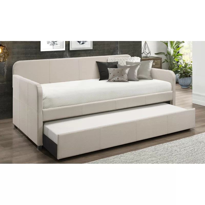 Ruggiero Upholstered Twin Daybed with Trundle | Wayfair North America