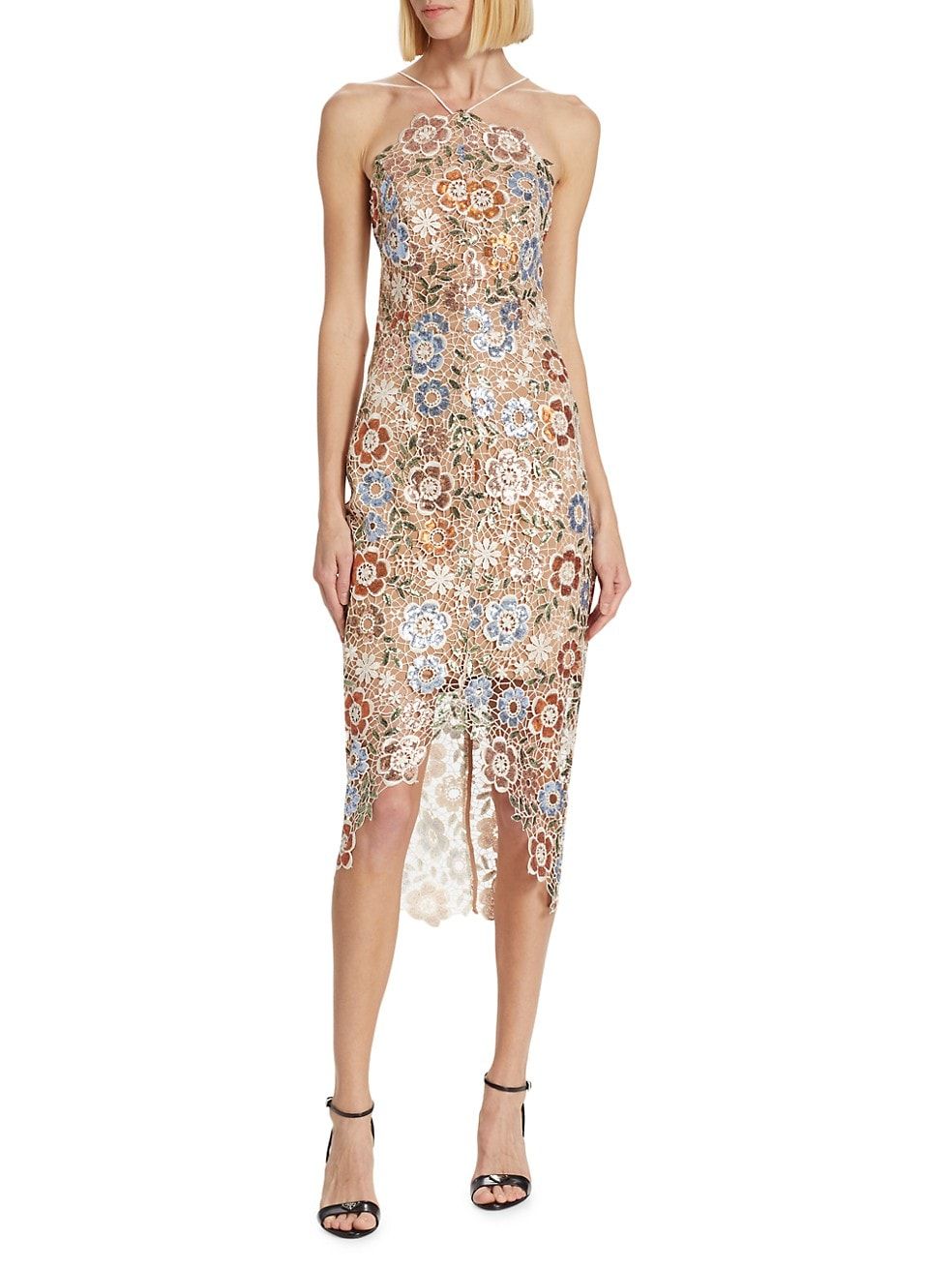 Covelline Beaded Floral Dress | Saks Fifth Avenue