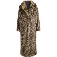 Leopard Faux Fur Midaxi Coat | Simply Be (UK)
