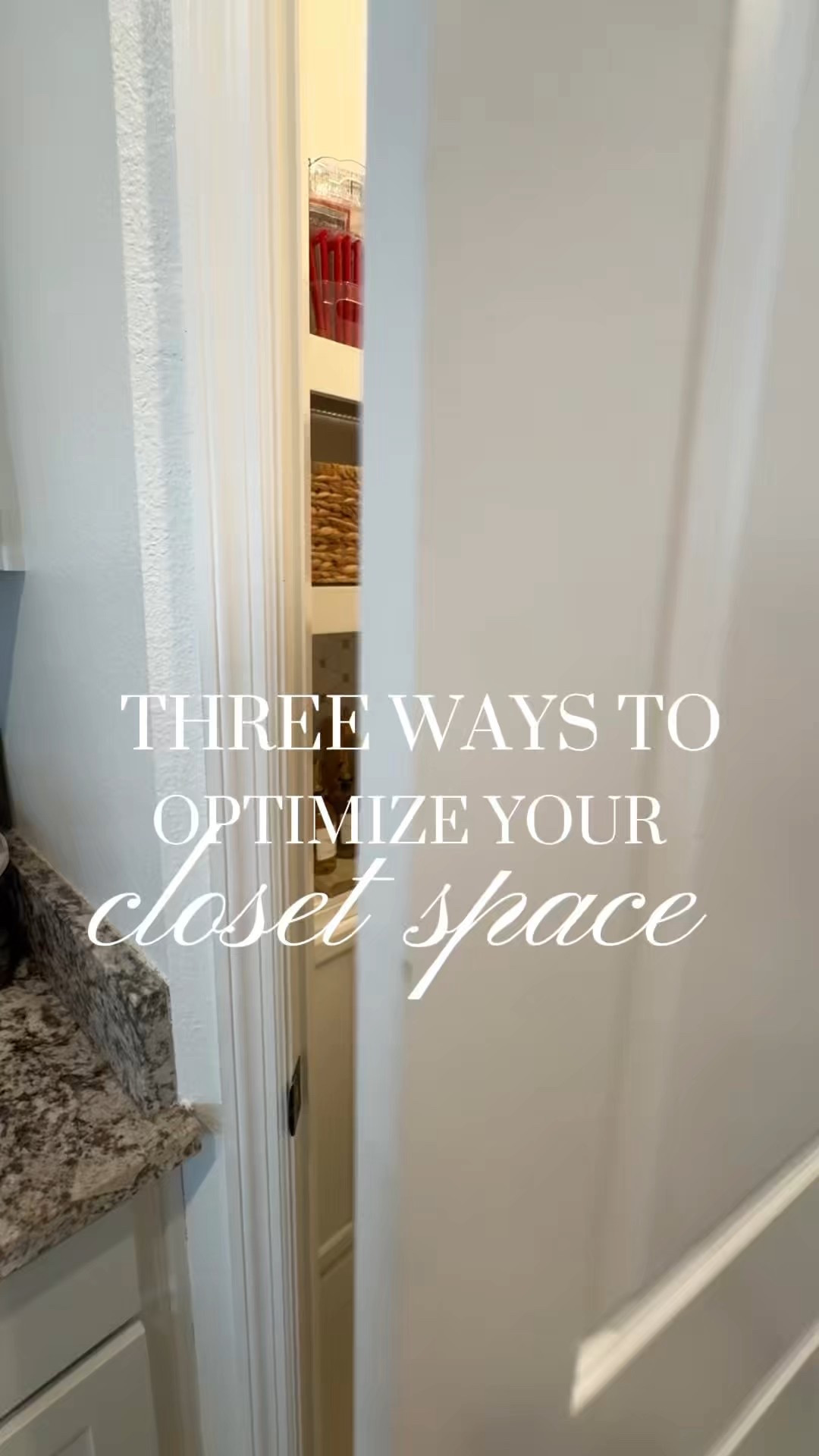 If you’re stuck on organization ideas—or if your kids think cleaning means shoving things in a closet—here are 3 ways I’ve optimized hidden spaces:

	1.	Pantry: I added two cabinets, a countertop, covered the wire racks with wood, and used a peel-and-stick backsplash along with some bamboo organizers. My kids still try to shove chips on the counter, but it’s easy to tidy up.

	2.	Under the Stairs: I turned this space into a “mudroom”—and when I say mud, I mean it. Cleats, backpacks, and chaos. It’s one of my favorite projects. My kids still toss their shoes in front of the bins, but they’re getting better at putting them away (daily reminders help 😆).

	3.	Small Reach-In Closet: My sons share a room and a closet, and I was constantly reorganizing. I added a closet system, lowered the rack and shelf to their height, and hung their T-shirts with the hangers backwards so they don’t fall off easily. So far, so good! 🙌🏼

You can find all the tutorials in my highlights @latticeandluxe or visit my Lowe’s Storefront and LTK shop for everything I used.