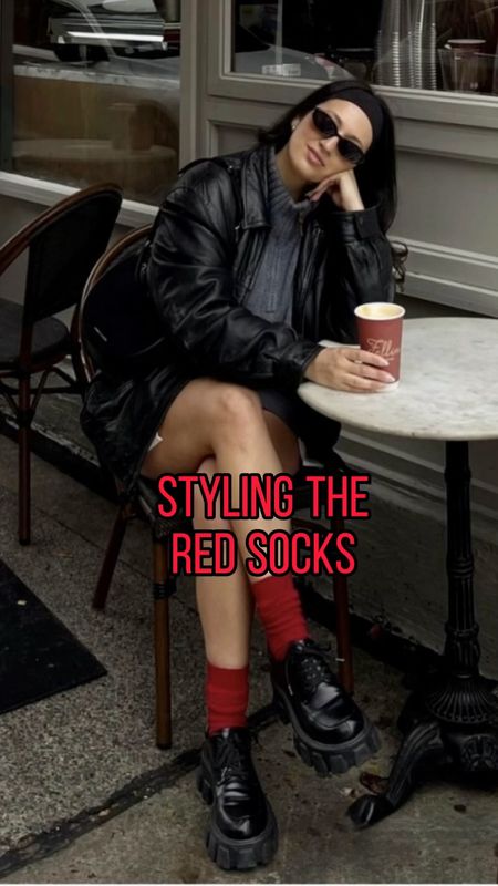 Red socks are the IT accessories right now! Do you want to give it a try?

#LTKstyletip #LTKVideo #LTKfindsunder50