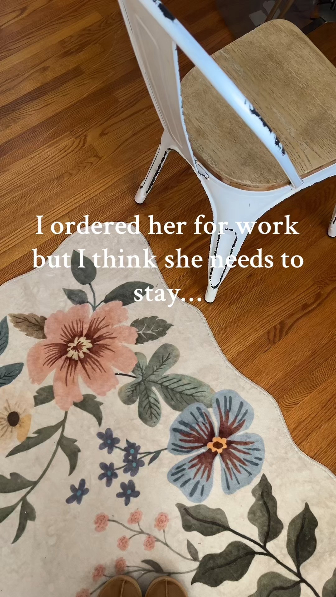 The prettiest scallop edge rug! Antislip, washable, unique & SO soft! 

#LTKHome #LTKKids #LTKFamily