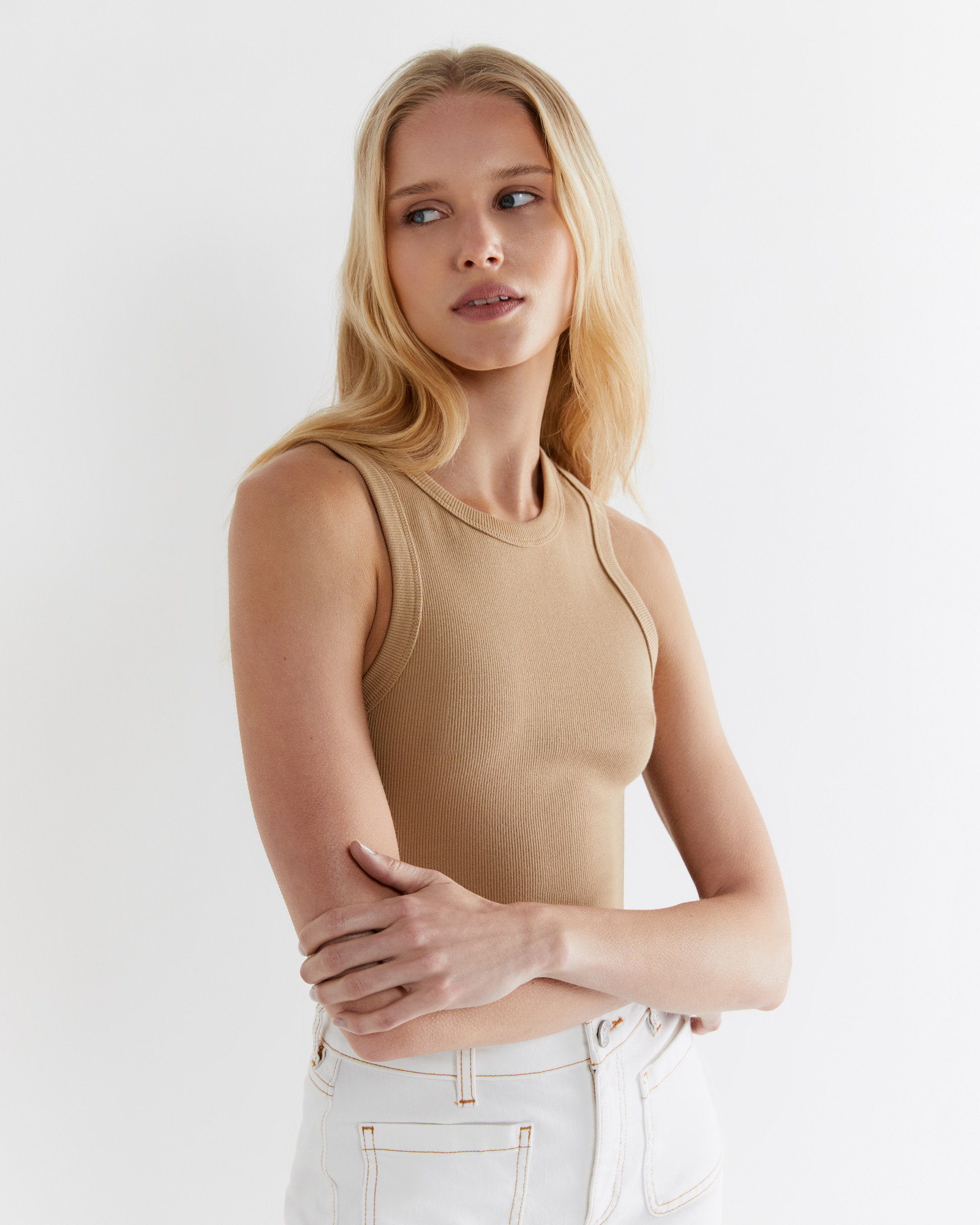 Harlowe Cotton Rib Tank | JAG (Australia & New Zealand)
