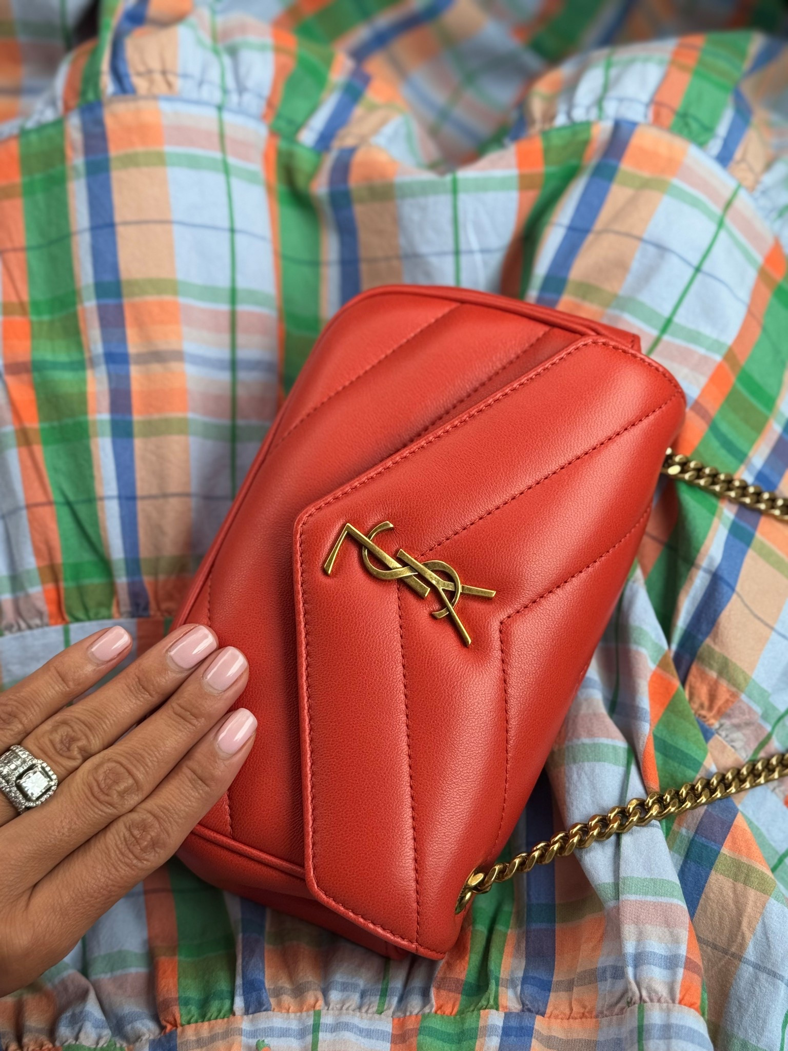 Bold hues & golden details ✨ Just the right pop of color for summer days. #YSL #DetailsMatter #StyleInColor 

#LTKSummerEdit #LTKGiftGuide