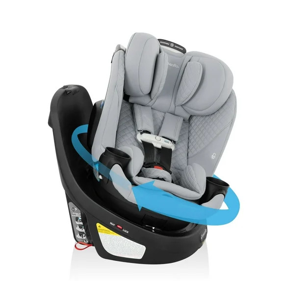 Evenflo Revolve360 Slim 2-in-1 Rotating Car Seat with Green & Gentle Fabric (Quartz) | Walmart (US)