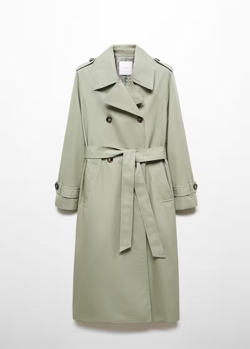 Double-button trench coat | MANGO (US)
