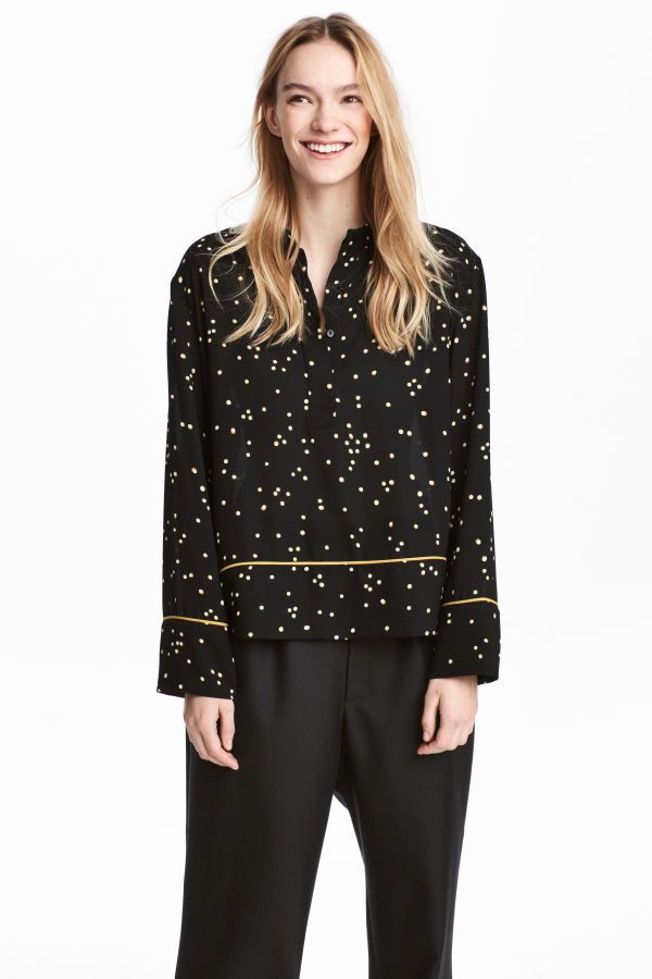 H&M Patterned Blouse $24.99 | H&M (US)