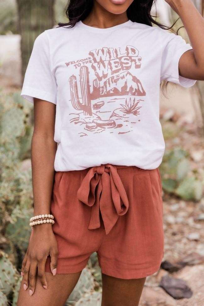 Welcome To The Wild West Graphic Tee | The Pink Lily Boutique