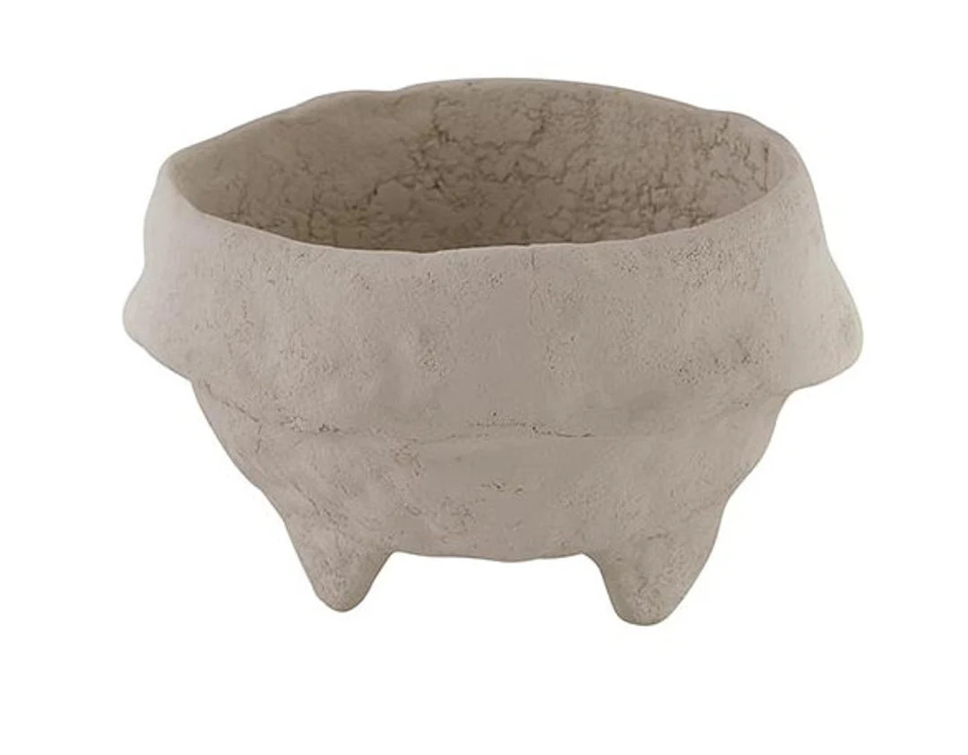 Paper Mache Bowl  Grey - Etsy | Etsy (US)