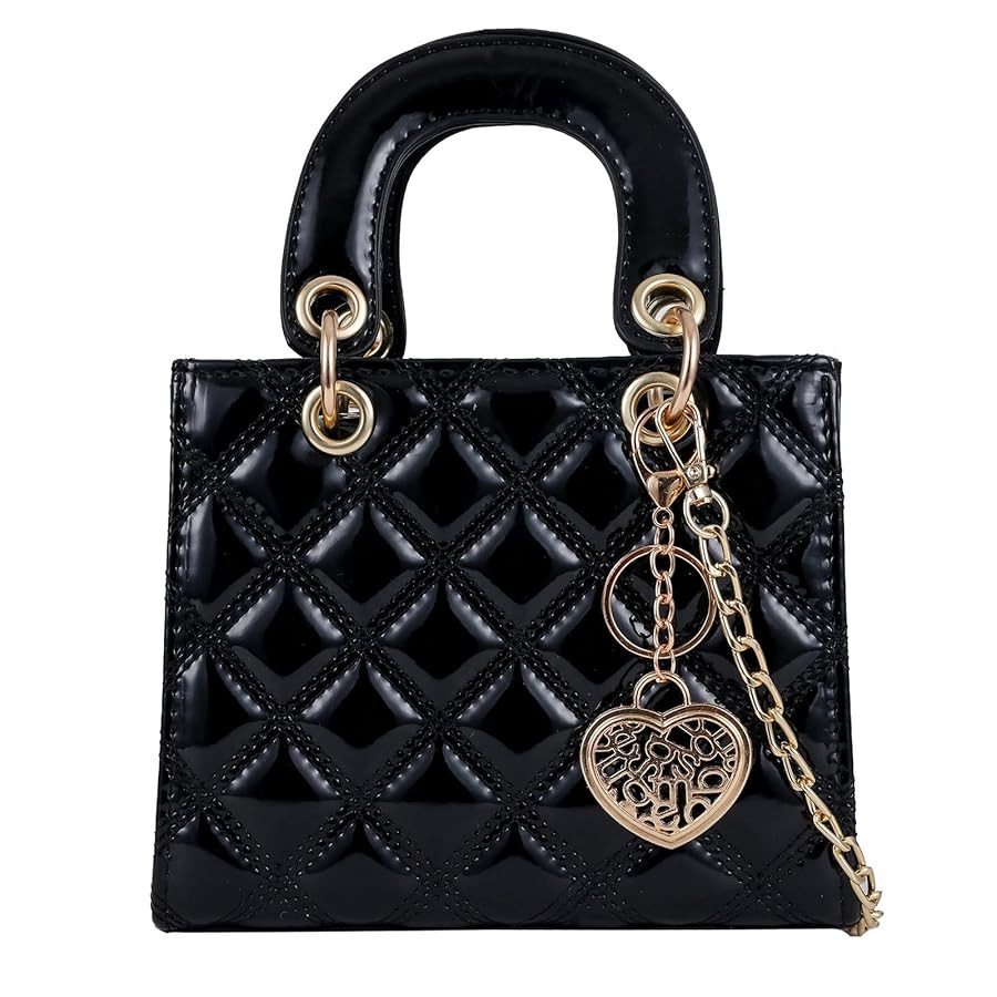 Women Purse Tote Bag Fashion Ladies PU Leather Top Handle Crossbody Handbags Satchel Quilted Shou... | Amazon (US)