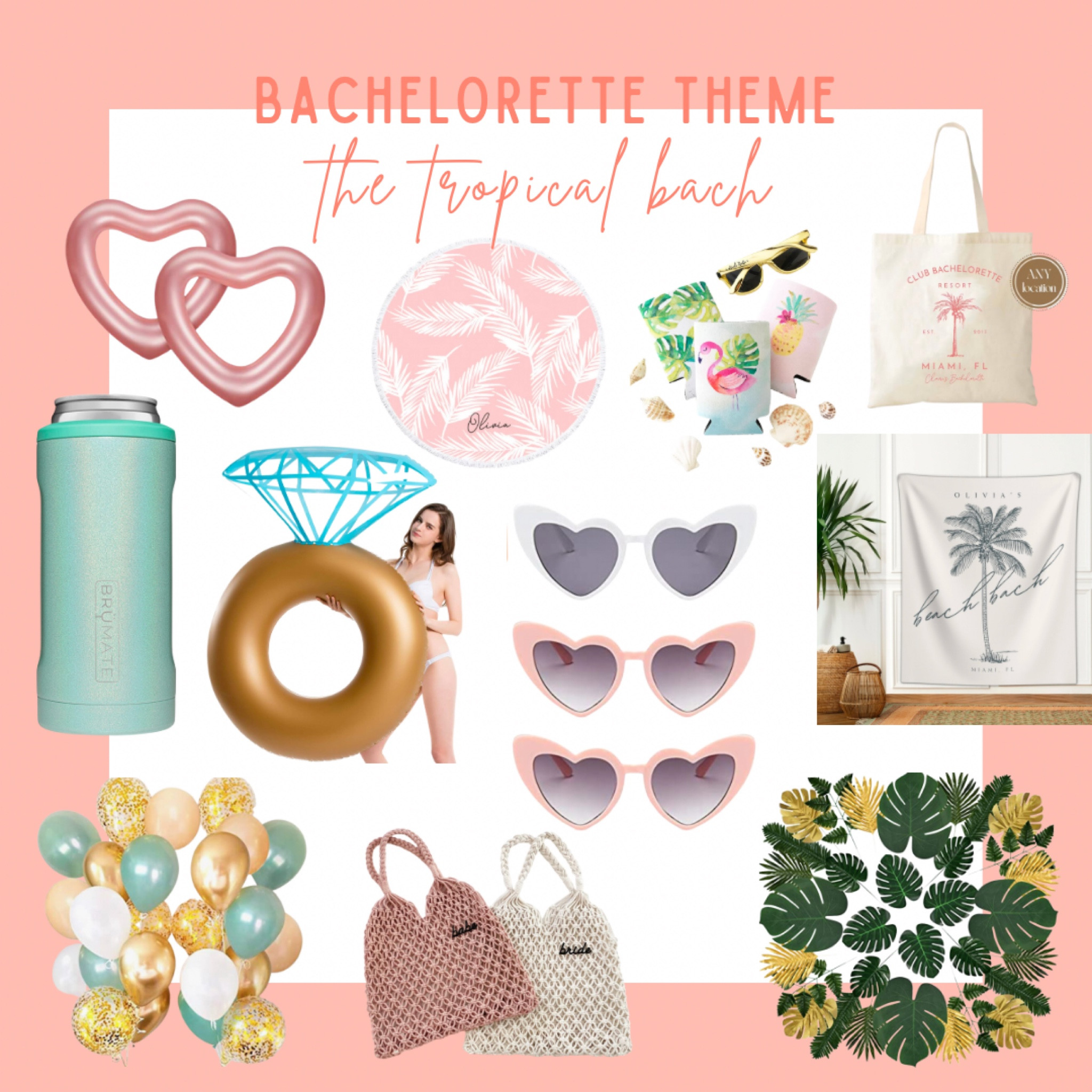 The topical bach theme

Bachelorette party theme, tropical bachelorette party, trop it like it’s hit, Cabo bachelorette, bachelorette party decor, bachelorette party planning

#LTKtravel #LTKSeasonal #LTKwedding