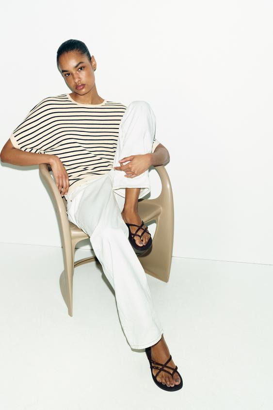 FLAT STRAPPY SANDALS | Zara US