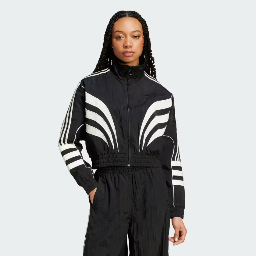 Atlanta Cut Line Loose Nylon Track Top | adidas (US)