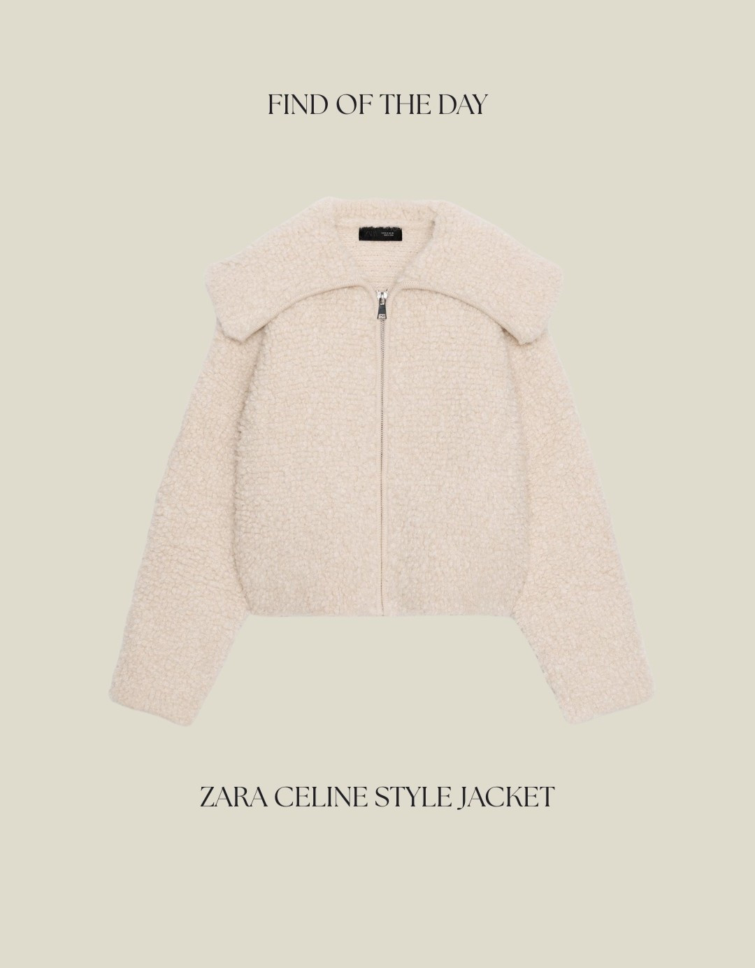 Zara Celine style jacket 
I’ve ordered a medium 