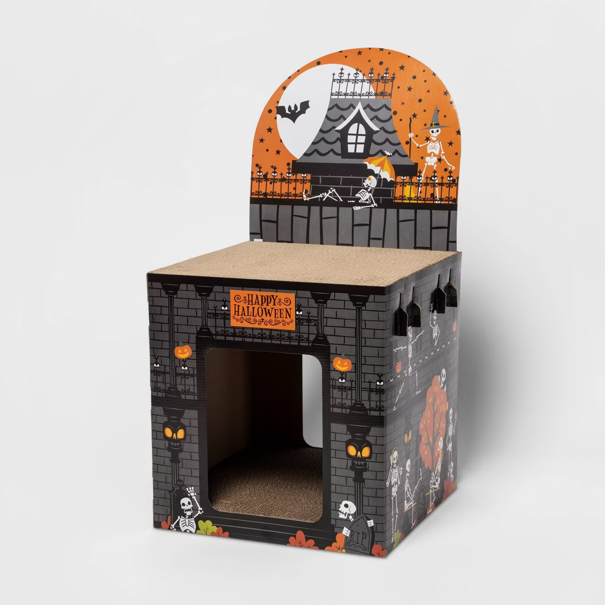 Halloween Double Decker Skeleton Park Cat Scratcher - Hyde & EEK! Boutique™ | Target