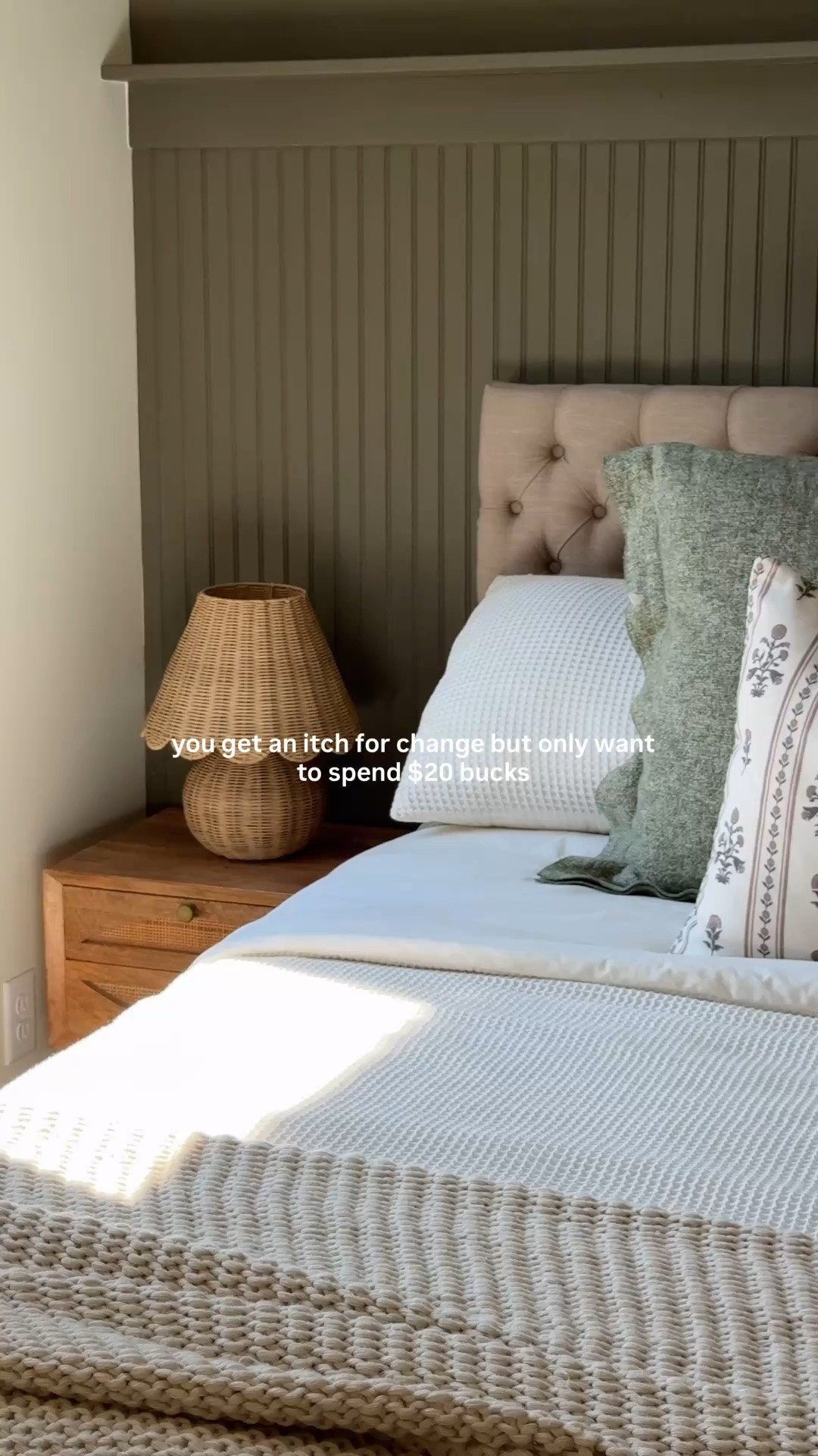 The way one little baby change can make a HUGE difference!! I love our space all over again. 

We also finally upgraded from a queen quilt to a king after 4 years... 🤪 It actually fits our bed now lol & it’s of course green.

#LTKHome #LTKmomlife