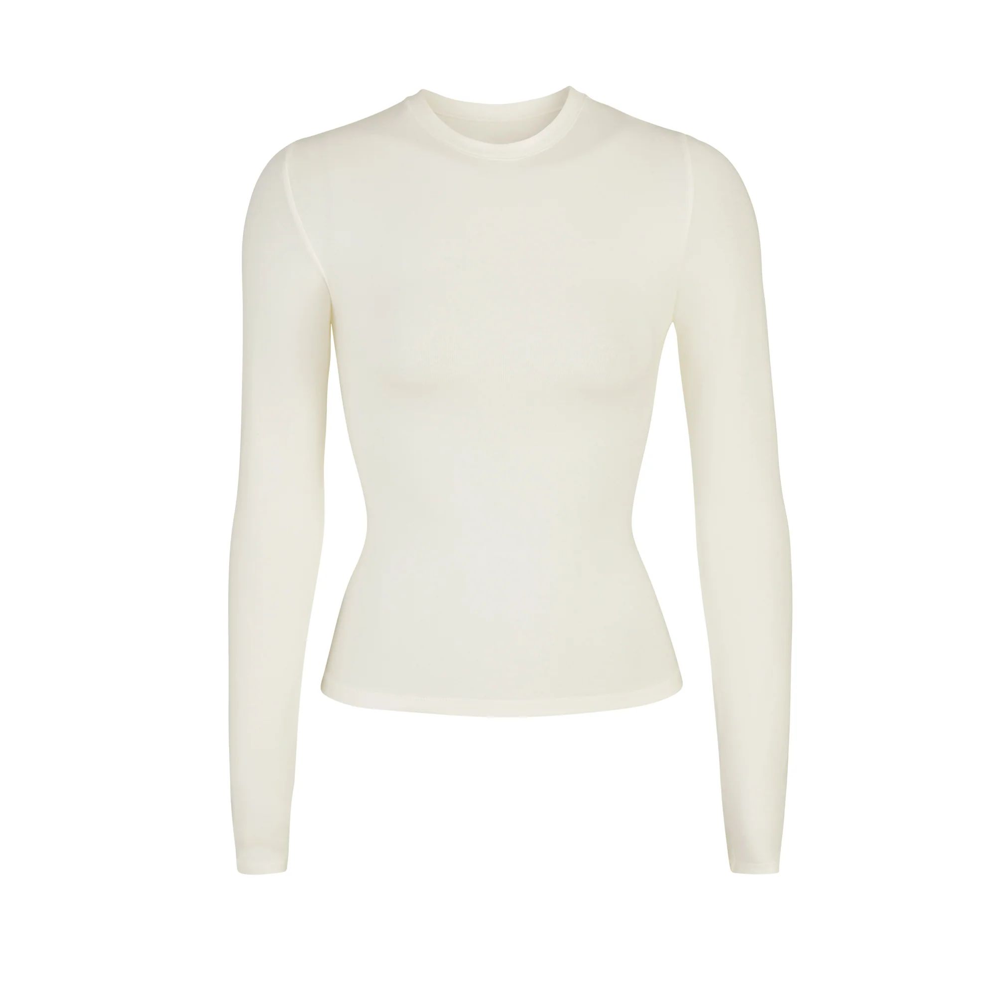 COTTON JERSEYLONG SLEEVE T-SHIRT£54 | SKIMS (US)