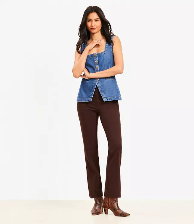 Ponte Straight Pants | LOFT