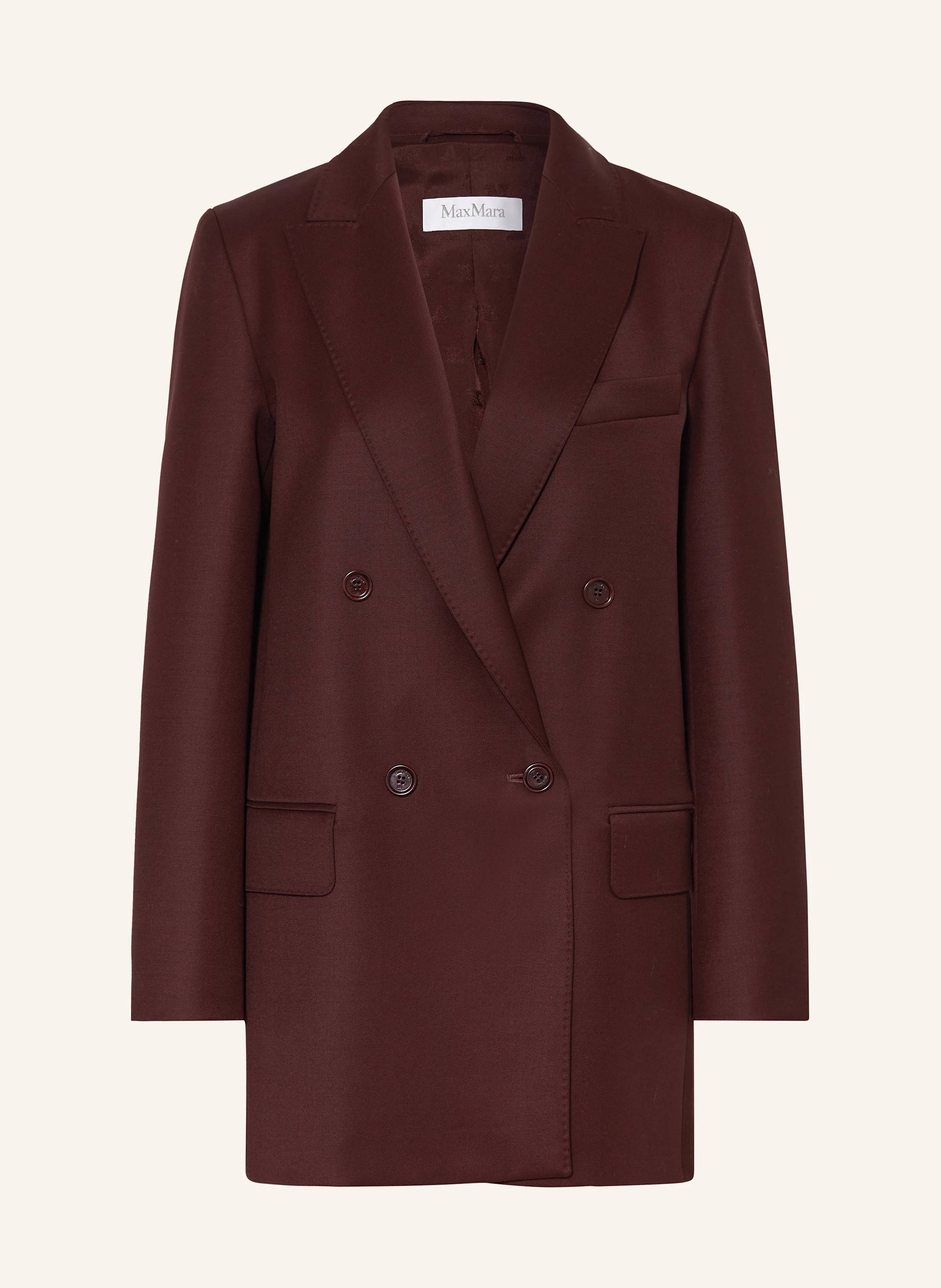 Max Mara Blazer FARAD in dunkelrot | Breuninger (DACH)