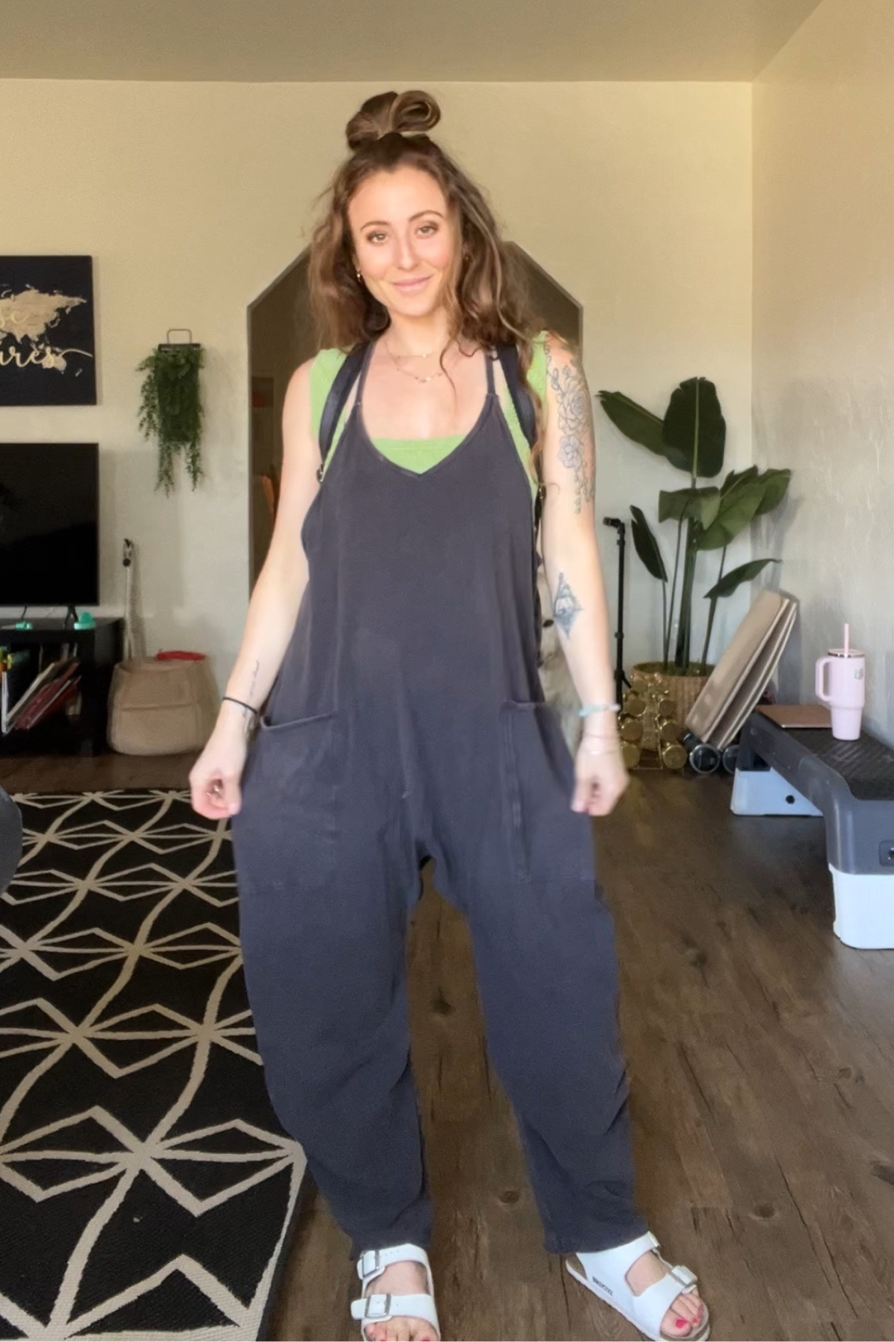 Xs in everything 
Free people jumper bump friendly maternity 