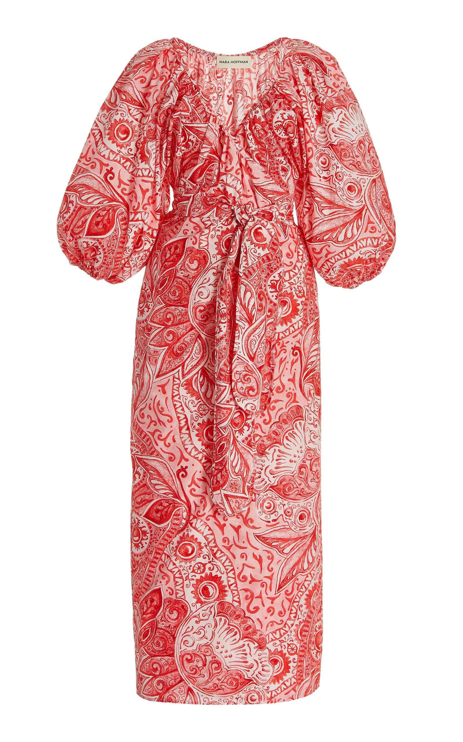 Fila Organic Cotton Wrap Coverup Dress | Moda Operandi (Global)