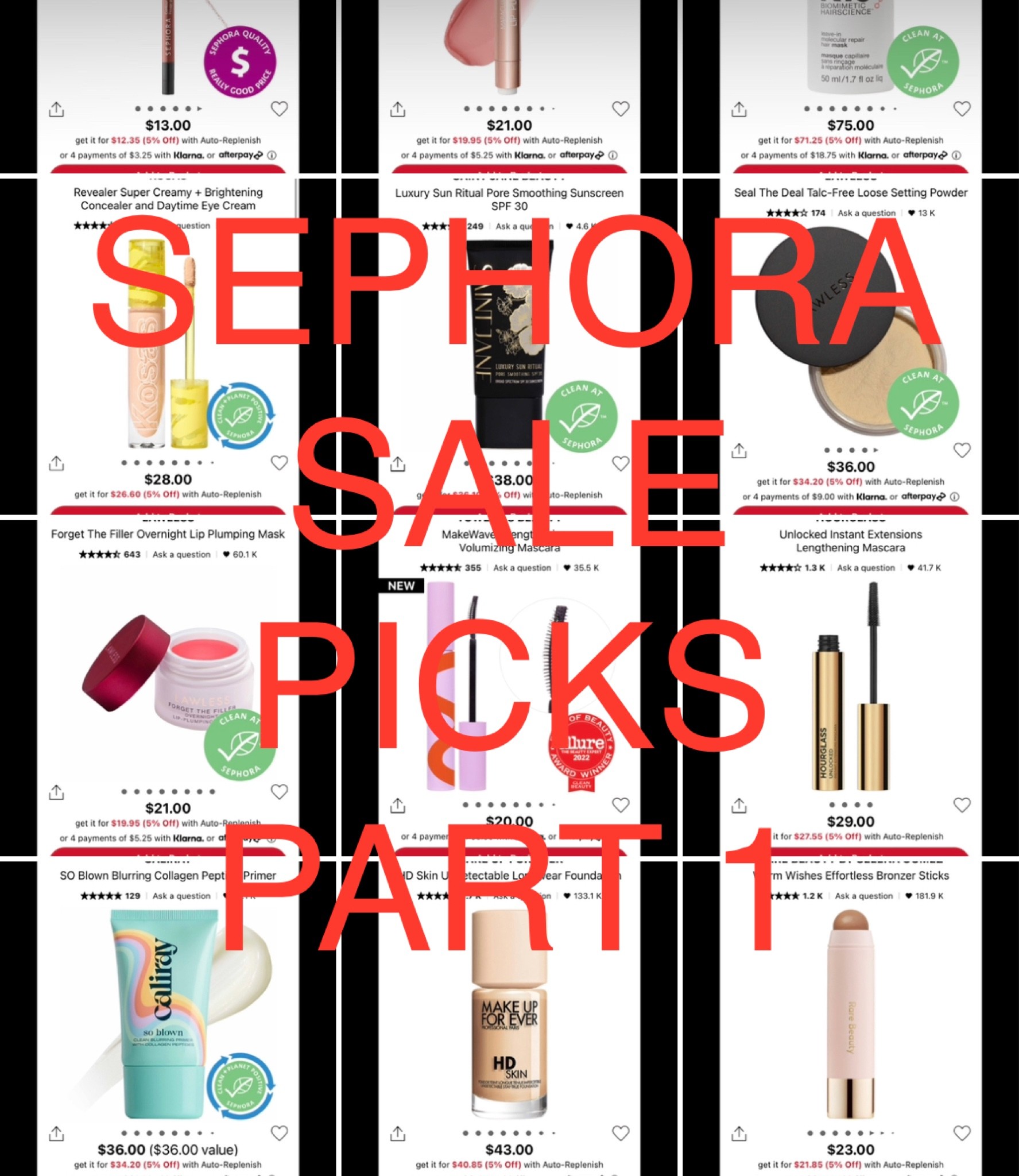All my Sephora sale picks - part 1! 

#LTKSeasonal #LTKsalealert #LTKunder100
