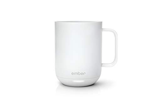 Ember Temperature Control Smart Mug, 10 Ounce, 1-hr Battery Life, White - App Controlled Heated Coff | Amazon (US)