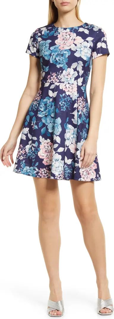Floral Fit & Flare Dress | Nordstrom