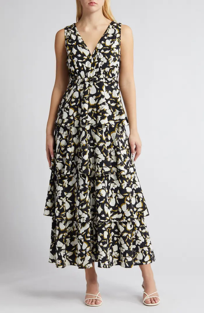 Floral Tiered Maxi Dress | Nordstrom
