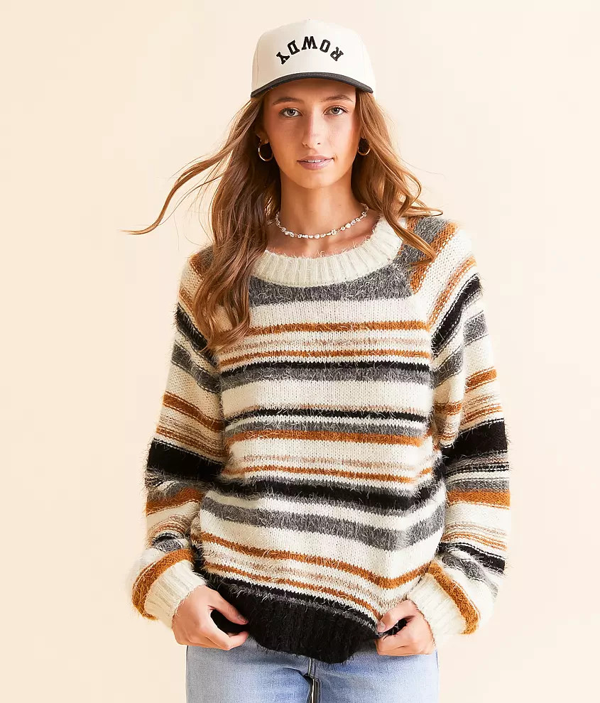 Striped Eyelash Sweater | Buckle