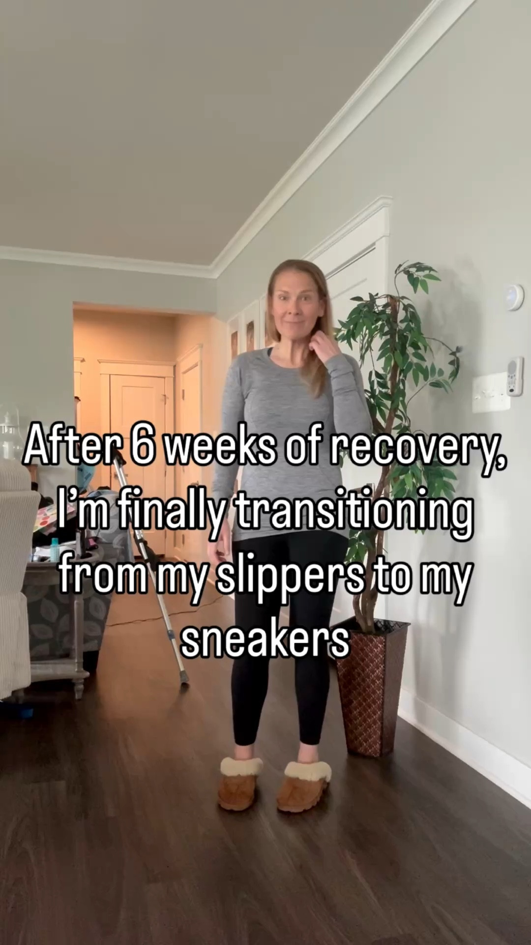 My favorite slippers and training shoes in one!! 🎉 