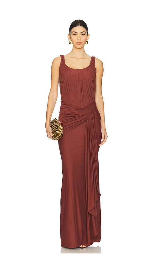 Deme by Gabriella Evelina Dress in Brown. Size M. Also in S, XS. | Revolve Clothing (Global)