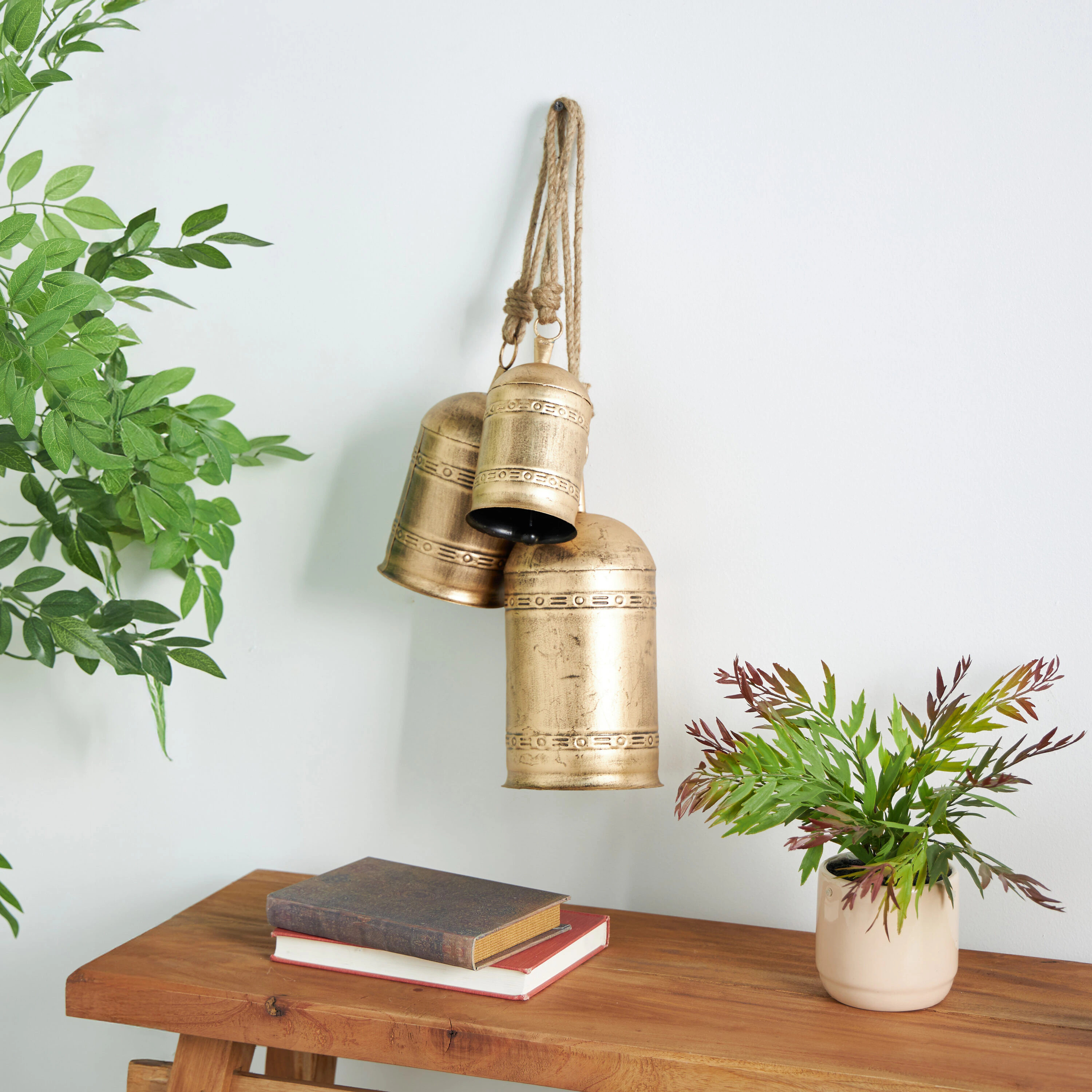 Grayson Lane 3 -Pack Gold Metal Rustic Decor set one_size | 78143 | Lowe's