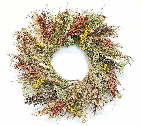 Dried Fall Bounty Wreath | Pottery Barn (US)
