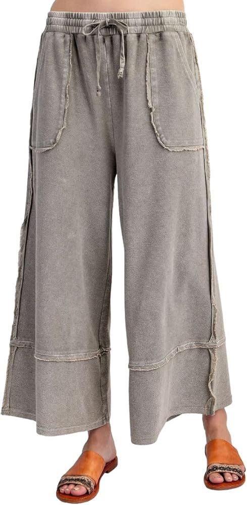 Easel Let's Chill Comfy Wide Leg Pants | Amazon (US)